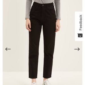 Frank and Oak Stevie High Waisted Tapered Jean